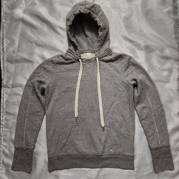Aerie Fit Heather Gray Pullover Hoodie - Size Small - Picture 2 of 6